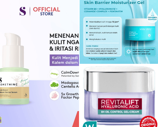 Moisturizer Rekomendasi cover photo collage