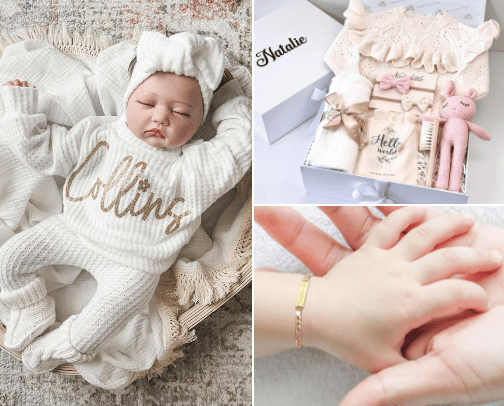 Personalized Baby Gift Ideas that are So Sweet! cover photo collage