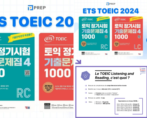 Save & Read - TOEIC L&R cover photo collage