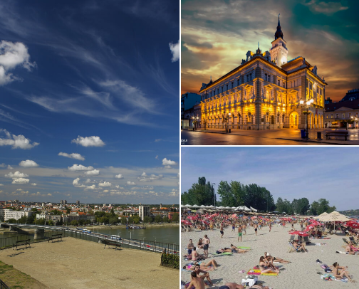 Must visit in Novi Sad✈️ cover photo collage