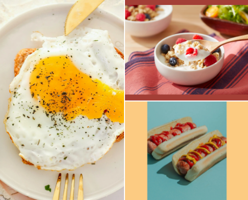 Big Flavour, Low Cal cover photo collage