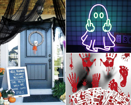 Halloween Party cover photo collage