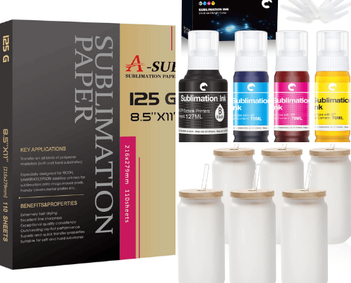 Sublimation products cover photo collage