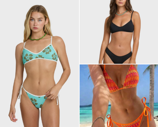 Summer Beach Day Bikinis cover photo collage