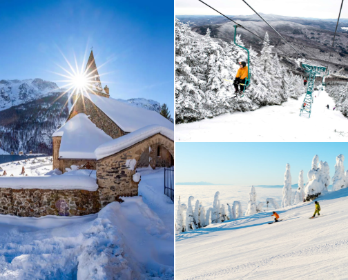 Love skiing, but tired of the same resorts? Then try these hidden gems! cover photo collage