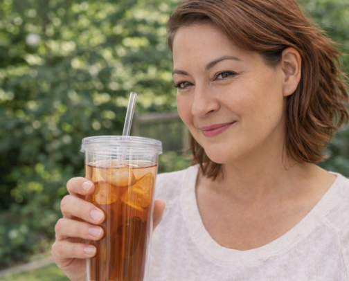 Chill & Sip: Herbal Teas For Iced Drinks cover photo collage