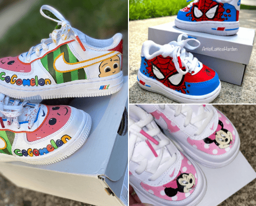 A perfect custum made shoes for you baby and kids cover photo collage