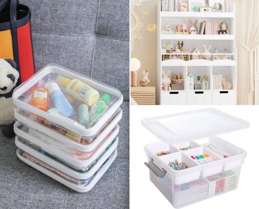 Storage for all the toys in your home! cover photo collage