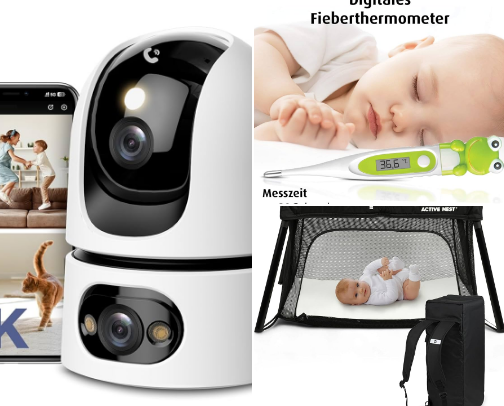 Everyday with My Baby — Home & On-the-Go Essentials cover photo collage