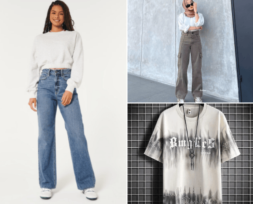 Fashion Trendy Clothing Collection" cover photo collage