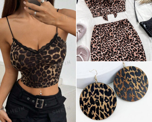 TRENDING Leopard Print findings 🐆✨ cover photo collage