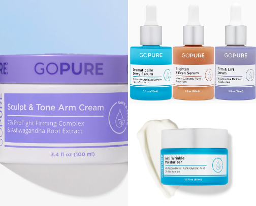 Skincare cover photo collage