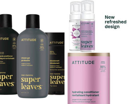 Attitude - Super Leaves products cover photo collage