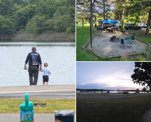 Rv and camping cover photo collage