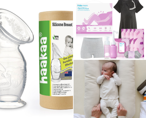 Mom Life Lifesavers (Postpartum & Baby Must-Haves)” cover photo collage