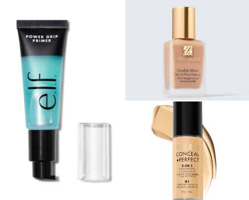 What’s in my makeup bag as a Mom of 3 in my 30s ✨ cover photo collage