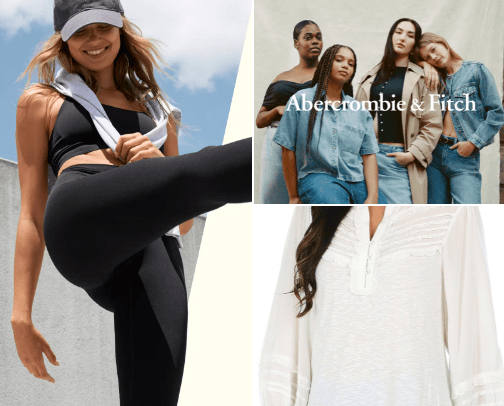 Favorite Clothing Brands cover photo collage