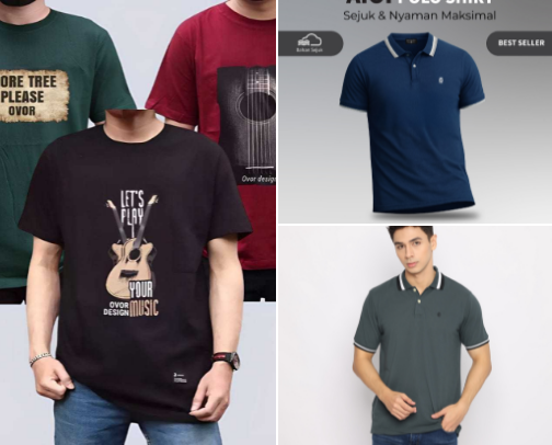 Comfortable T-Shirt for Everyday Activities cover photo collage