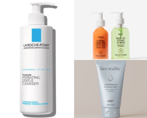 Acne safe skin/ Makeup products! cover photo collage