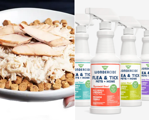Pet products cover photo collage