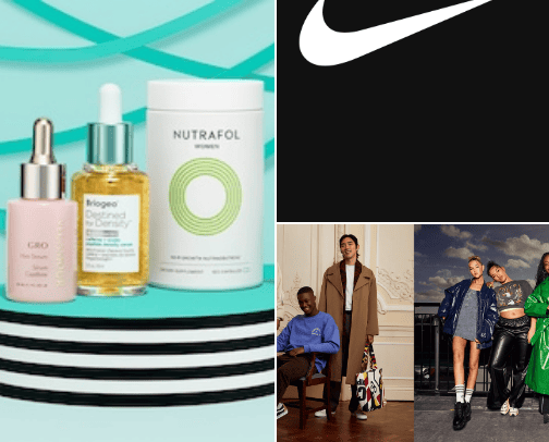Favorite online shops cover photo collage