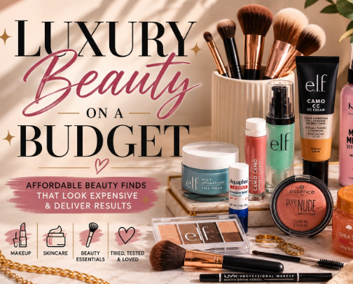 💄 Luxury Beauty on a Budget💋 cover photo collage