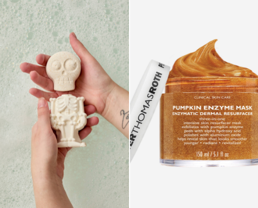 halloween beauty products | 25 spooky season essentials 👻 cover photo collage