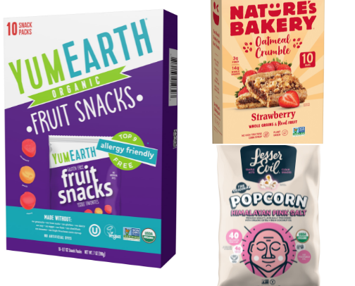 Healthy-ish snacks for kids cover photo collage