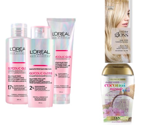 Hair care cover photo collage