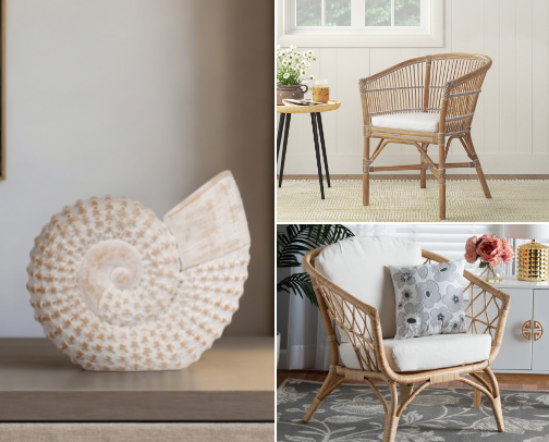Beach home decor mood board - to make you feel like a mermaid (or a pirate :-)) cover photo collage