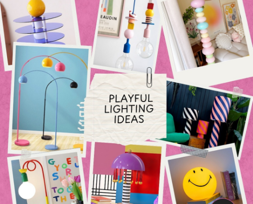 Playful Lighting Options 💡💫 cover photo collage