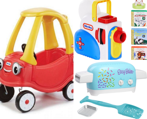 KIDS TOYS ! stuffies, educational, pretend play, etc! cover photo collage