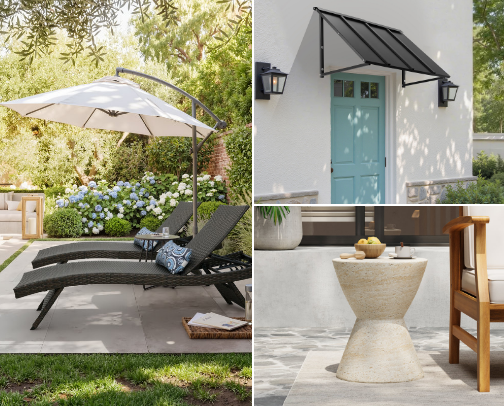 Wayfair Outdoor Deals You Can't Miss! ( Up to 50% Off ) cover photo collage