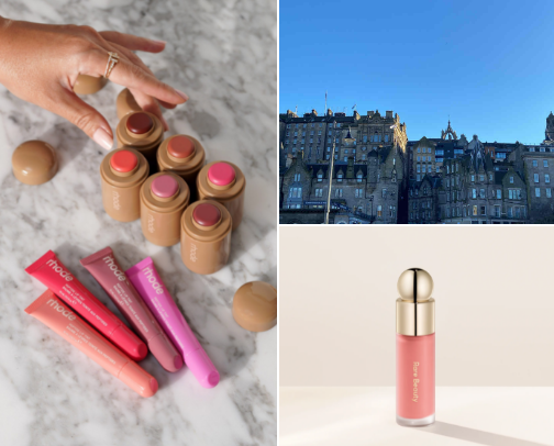 makeup (blush) cover photo collage