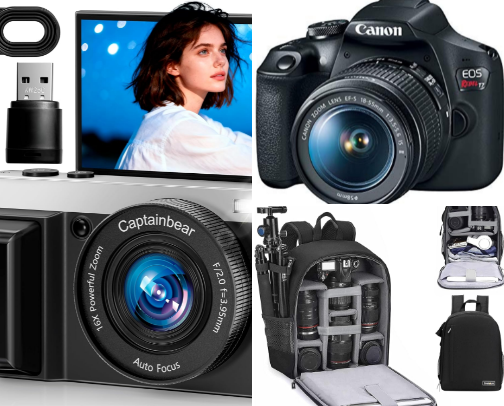 TV's, Cameras, Security, Computers, and Technology accessories. cover photo collage