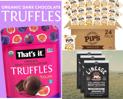 #2 Healthier snack recs 🍓🍥 cover photo collage