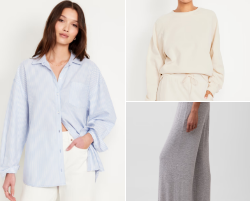 The stay-at-home mom wardrobe on a budget cover photo collage
