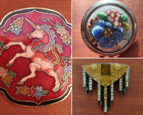 Broches vintage cover photo collage