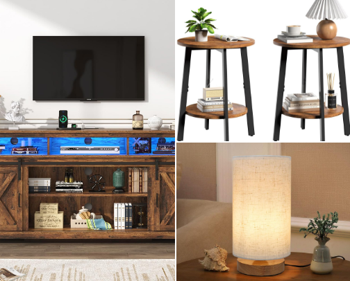 Furniture - living room + bedroom cover photo collage