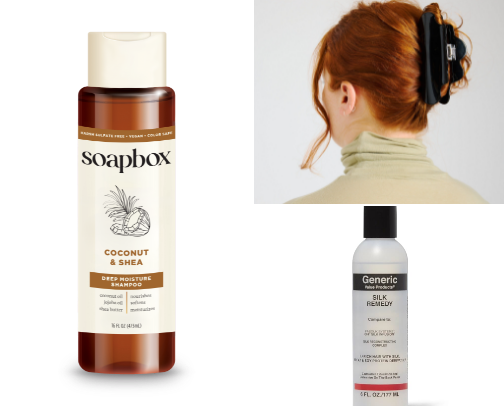 Hair care cover photo collage