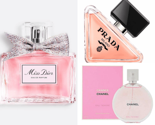 Parfume cover photo collage