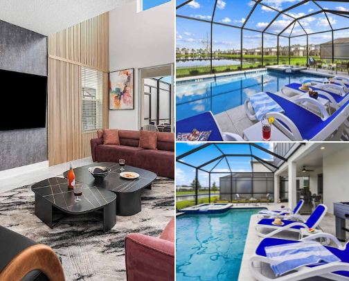 Vacation homes in Orlando, FL near all the fun! cover photo collage