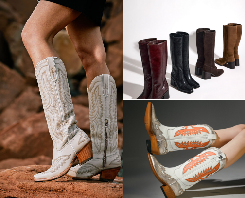 My favorite boots! From casual to cowgirl🤠 cover photo collage