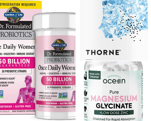 Supplements for Acne-Prone Skin & Gut Support cover photo collage