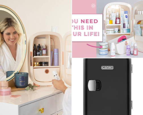 You Need One of These 15 Skincare Fridges to Elevate Your Routine cover photo collage