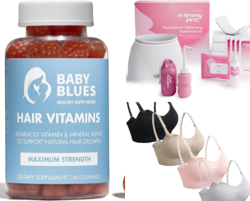 Post-Partum Essentials cover photo collage