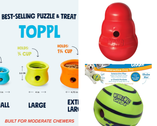 Enrichment Dog Toys- Amazon💙 cover photo collage