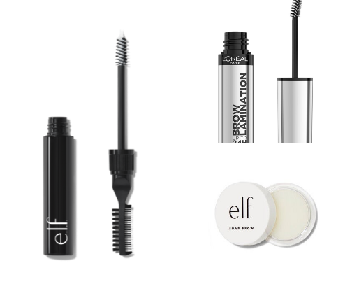 THE BEST eyebrow products cover photo collage