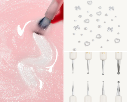 diy manicure essentials 💅🏻 cover photo collage