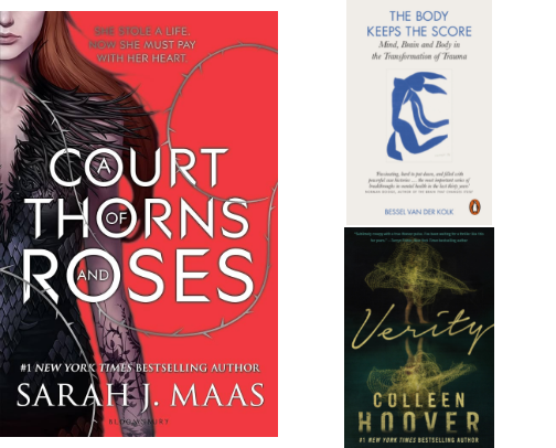 Book recommendations cover photo collage